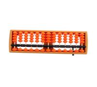 Parliky Chinese Abacus Educational Calculating for Students Orange Abs Plastic Rods Mental Arithmetic Tool for Learning and Practice
