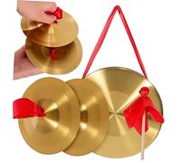 Parliky Chinese Gong and Cymbal Hand Gong Resonant Mallet Percussion Instrument for Schools