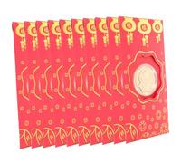 Parliky Chinese Style Red Envelopes 10pcs Dragon Coin Money Pouches Lucky Money Packet 2024 Zodiac Year for Spring Festival and Blessings