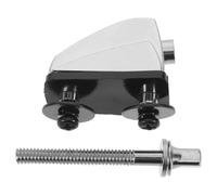 Parliky Chrome Snare Drum Lug Replacement with Bass Drum Tension Rod and Feet Mounting Hardware for School Bands Orchestras and Studio Sessions Compatible with Various Snare