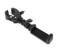 Parliky Clarinet Lyre Adjustable Sheet Music Holder for Smartphone Metal Music Stand Rotation for Wind Instrument Practice and Band Performances
