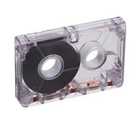 Parliky Clear Audio Cassette Tape for Interview Recorders Blank Vintage- Recording Tape Compatible with DIY Messages Speech Music Recording Retro Option