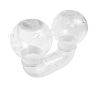 Parliky Clear Hamster Tube Tunnel Kit for Small Pets High Transparency Modular Plastic Cage Extension for Exploration and Active Play