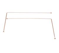Parliky Copper Dowsing Rods 2Pcs Spiritual Dowsing Rods for Home Divining Tool and Treasure Hunting with Flexible Rotation