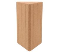 Parliky Cork Triangular Yoga Block, High Density Training Brick, Smooth Surface, for Yoga Practice, Stretch Exercise and Abdominal Muscle Training, Weights May Vary by Batch