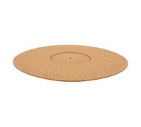 Parliky Cork Vinyl Record Protective Mat Turntable Pad with Groove Anti-vibration Disc Cushion for Phonograph and Vinyl Accessories