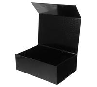 Parliky Cosmetic Box Black Crocodile Texture Decorative Packaging Box for Romantic Occasions Birthday Christmas Wedding Valentine's Day