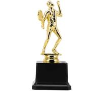 Parliky Creative Badminton Trophy with Figurine Sports Award for Competition Party Favor and Talent Show Prize Unique Decorative Champion Cup for Adults
