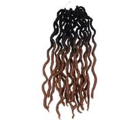 Parliky Crochet Braid Wig for Women Synthetic High Temperature Silk Hair Extensions with Natural Look and Fashionable Style Suitable for Daily Life and Appointments