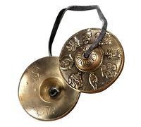 Parliky Cymbal Bell Meditation Instrument Brass Tingsha Finger Cymbals for Rituals Sound Craftsmanship for Yoga and Spiritual Practices