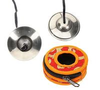 Parliky Cymbals Producing Unique Long Ringing Tones Tingsha Made of Copper Tibetan Bell Pair with Cotton Bag, Lightweight and Easy to Carry for Yoga Classes and Meditation