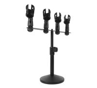 Parliky Desktop Microphone Stand Boom Arm for Recording Studio Tabletop Mic Holder for Podcasting and Broadcast Mic Stand Mount for Desk Use
