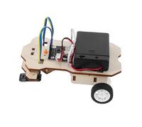 Parliky DIY Electric Stem Smart Tracking Car Kit for Students Interactive Science Experiment for School Projects and Home Physics Activities Compatible with Multiple Coding Software