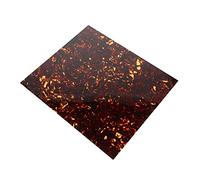 Parliky Diy Guitar Pick Protector Stickers Deep Brown Tortoise Shell Design Self-adhesive Size Scratch Resistant Guitar Guard