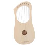 Parliky DIY Lyre Harp Kit for Beginners Solid Wood Low Bass Lyre with Easy Assembly Professional Sound Quality Deep Resonance for Multigenre Music Creation and Home Decorative Art
