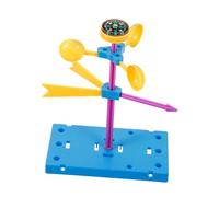 Parliky DIY Wind Vane Assemble for Lightweight Educational Science Kit Stem Experiment for Boys Learn Wind Direction and Foster Independent Thinking