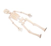 Parliky DIY Wooden Human Skeleton Model Kit Lightweight Educational Skeleton for Classroom Science Fairs Interactive Bone Structure Learning Prop