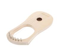 Parliky Diy Wooden Lyre Harp Kit for Beginners String Instrument Craft Toy Unfinished Homemade Assembly