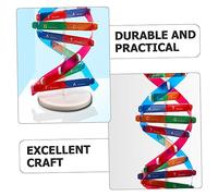 Parliky Dna Model Kit for Teaching Double Helix Structure Interactive DIY Science for Boys and Classroom Educational Aid for Biology Learning and Stem Projects Random Color