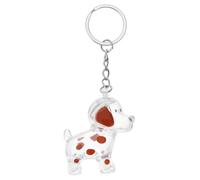 Parliky Dog Hair Keepsake Keychain Transparent Memorial Pendant Bag Charm Lightweight Pet Hair Collector for Memory Preservation and Organized Storage of Beloved Pets