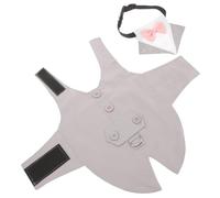 Parliky Dog Tuxedo Suit Bow Tie and Collar Pet Bandana Suitable for Wedding Parties and Everyday Wear