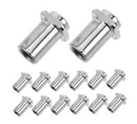 Parliky Drum Cymbal Stand Accessories 20 Pcs Swivel Nuts Floor Drum Spare Parts Part Snare Accessory Kit Nut Set