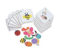 Parliky Educational Jigsaw Puzzle for Paper Matching with Animal and Dinosaur Themes Cognitive Development Puzzle Board for Early Brain Growth and Memory Skills