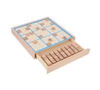 Parliky Educational Sudoku Puzzle Board Game Drawer Style Logical Reasoning Training for Boys and Blue Challenging Brain Teaser for Intellectual Development and Creativity Enhancement
