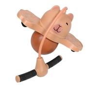 Parliky Elastic Hopping Ball with Cute Capybara Design Outdoor Jumping for Enhances Balance and Coordination Textured Grip and Pedal for Fun Fitness Exercise