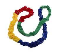 Parliky Elastic Stretchy Band for Elementary School Outdoor Games Team Building Playground Equipment Enhances Motor Skills Versatile PE Rope for Players