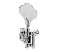 Parliky Electric Bass Tuning Peg Left Chrome-plated Open Gear String Tuner Bass Guitar Parts Replacement