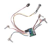 Parliky Electric Guitar Bass Wiring Harness Active Passive Eq Preamp Circuit Tone Control Compatible with Bass and Piezo Instruments Materials