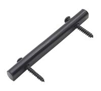 Parliky Electric Guitar String Retainer Bar Adjustable Tension Stabilizer Screws Included Black Color for Enhanced String Stability