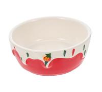Parliky Elegant Ceramic Bowl for Hamster Guinea Pig Rodents Sturdy Easy and Stylish Pet Feeder