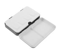 Parliky Empty Watercolor Paint Storage Case Metal Tin for Solid Pigments Lightweight Reusable Paint Box for Artists Portable Watercolour Palette for Travel and Outdoor Painting