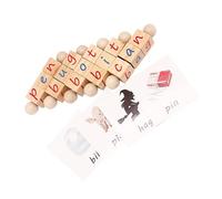 Parliky English Word Learning Montessori Letters Blocks for Educational Puzzle Enhancing Cognitive Skills Interaction Smooth Finish