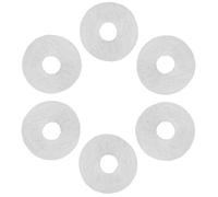 Parliky Felt Pads for Professional Musicians Sturdy Felt Washers Beige 6pcs Euphonium Keys Instrument Replacement Kit Enhancing Longevity and Improving Sound Quality