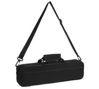 Parliky Flute Storage Bag for Instruments Portable Oxford Cloth Case with Shoulder Strap Durable Flute Accessory Storage with Zipper Pocket for Cleaning Tools
