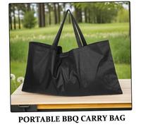 Parliky Foldable BBQ Tool Bag Compact Grill Utensil Storage Pouch for Camping Hiking Outdoor Barbecue Accessories Organizer