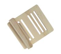Parliky Foldable Desktop Music Score Stand Made of Wood with Simple Design and Sturdy Construction, Portable Musical Sheet Holder Preventing Neck Pain, for Home Use with Khaki Finish