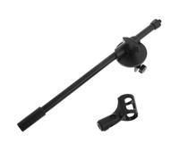 Parliky Foldable Mic Stand Clip Lightweight Holder for Desk Floor with Clamp for Singing Performing