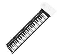 Parliky Foldable Roll Up Piano Keyboard for Beginners Portable Silicone Electronic Keyboard with Soft Keys Travel-friendly Digital Music Instrument for Adults No Battery Required