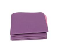 Parliky Foldable Tpe Yoga Mat Non-slip Textured Surface Portable Workout Mat for Travel Home Fitness Cushion with Dual Color Purple Pink for Yoga and Nap