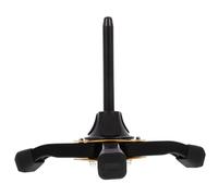 Parliky Folding Clarinet Stand Durable Tripod Holder for Clarinets Oboes and Flutes Space Saving Design Eye Catching Yellow for Performers and Wind Instruments