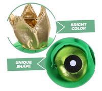 Parliky Frog Prince Hat Soft Cartoon Animal Headgear Costume Prop for Halloween Party Adults and Playful Cosplay Accessory for Performances Themed Photoshoots and Dress Up Events