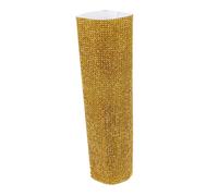 Parliky Golden Rhinestone Mic Handle Sleeve Plastic Cover for Wireless Handheld Microphone, Enhances Appearance and Convenient to Use, Suitable for Singers and Hosts