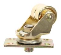 Parliky Golden Upright Piano Caster Accessory Brass Material Smooth Rolling Wheel for Easy Piano Movement and Practical Installation