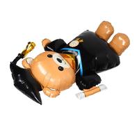 Parliky Graduation Bear Balloon Foil Congrats Cap Balloon Graduation Party Decoration Versatile Indoor Outdoor Use Effortless Setup for Celebrations Photo Opportunities