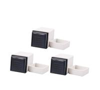 Parliky Guitar Chord Stamp Set Aesthetically Pleasing Appearance Creative Design 3pcs Easy to Use Rubber and Abs Material for Electric Guitar for Musicians and DIY Music Notation