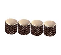 Parliky Guitar Control Knob Set 4pcs Metal Volume Tone Knobs Aluminum Alloy Easy Install for Electric Bass